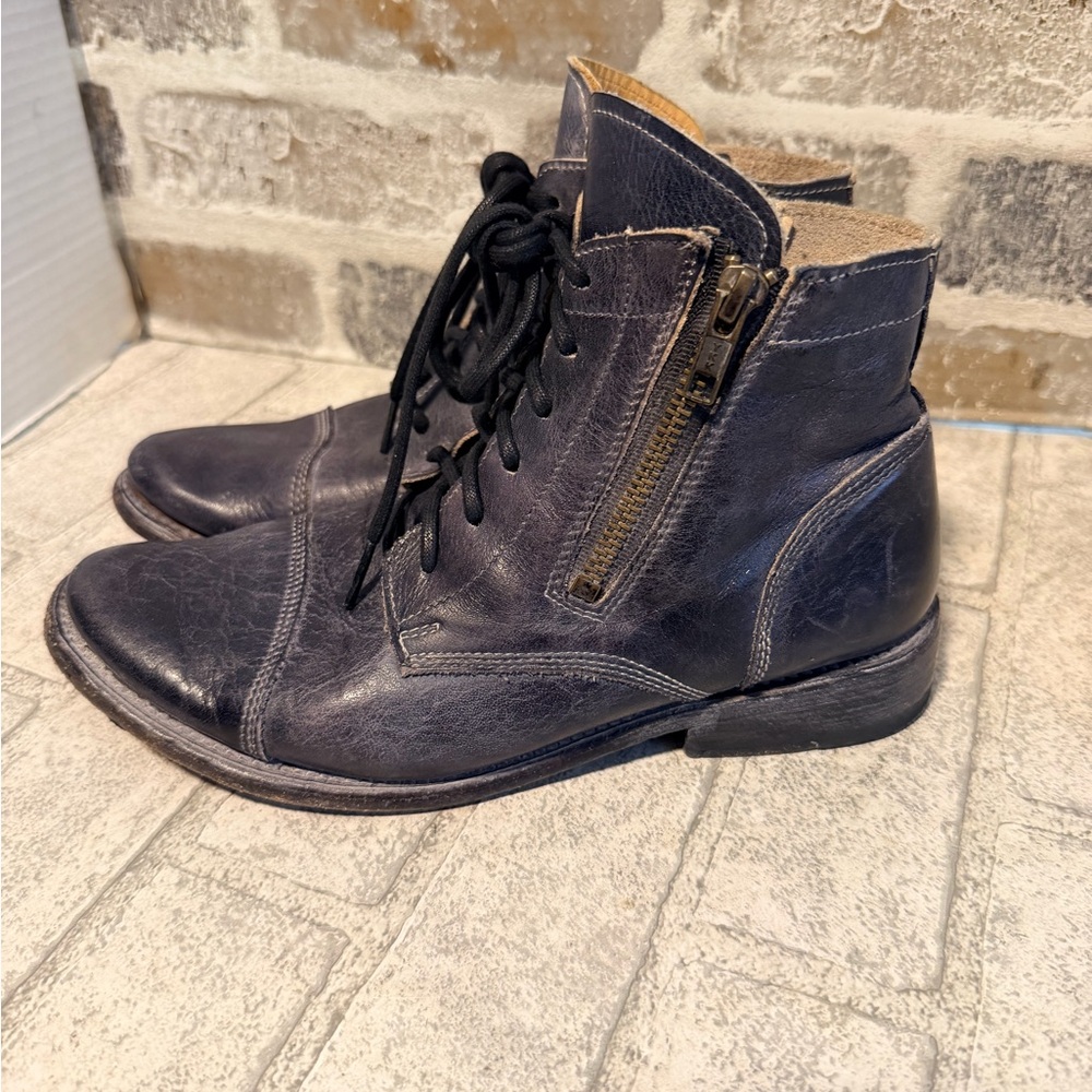 Bed Stu Bonnie Leather Cobbler Combat Boots Women's 7 - Picture 5 of 12